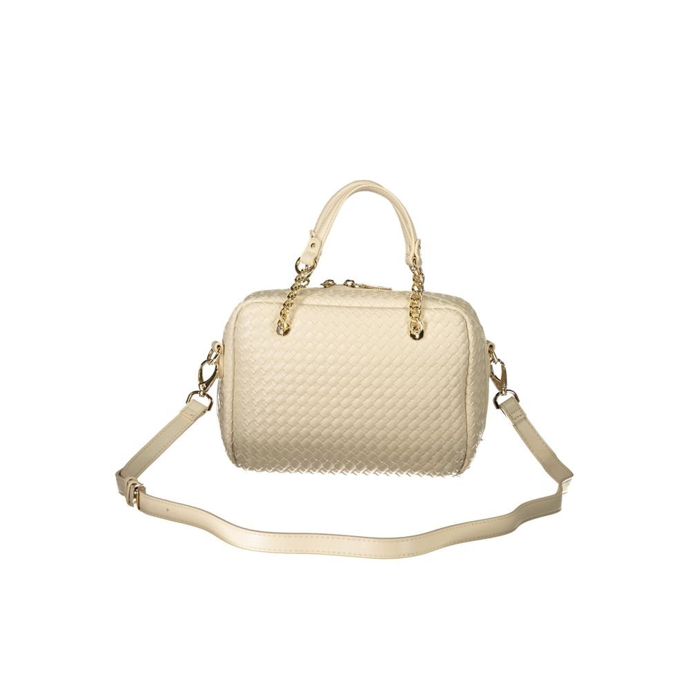Beige Polyurethane Womens Bag - Image 2