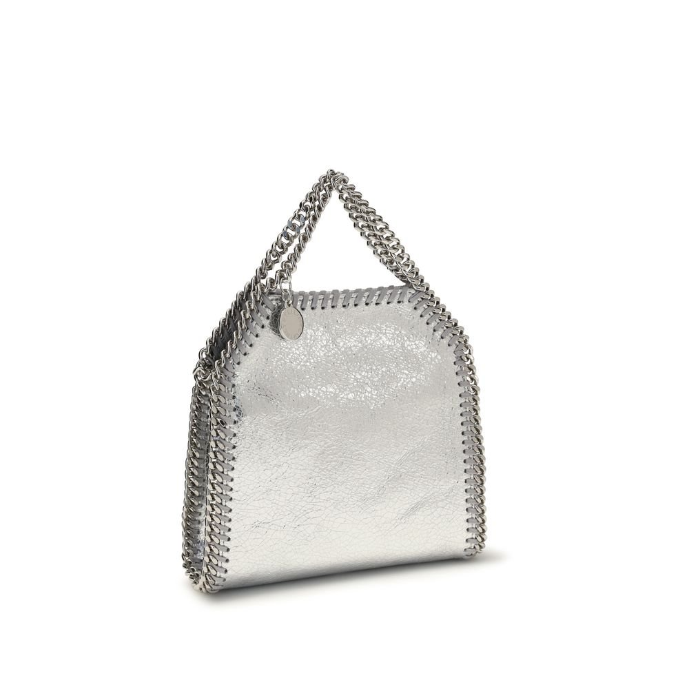 Silver Polyester Handbag - Image 2