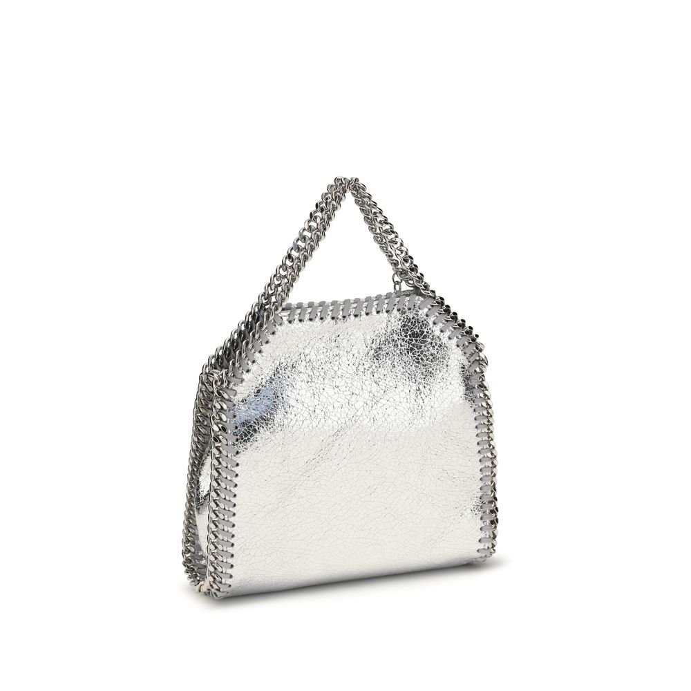 Silver Polyester Handbag - Image 3