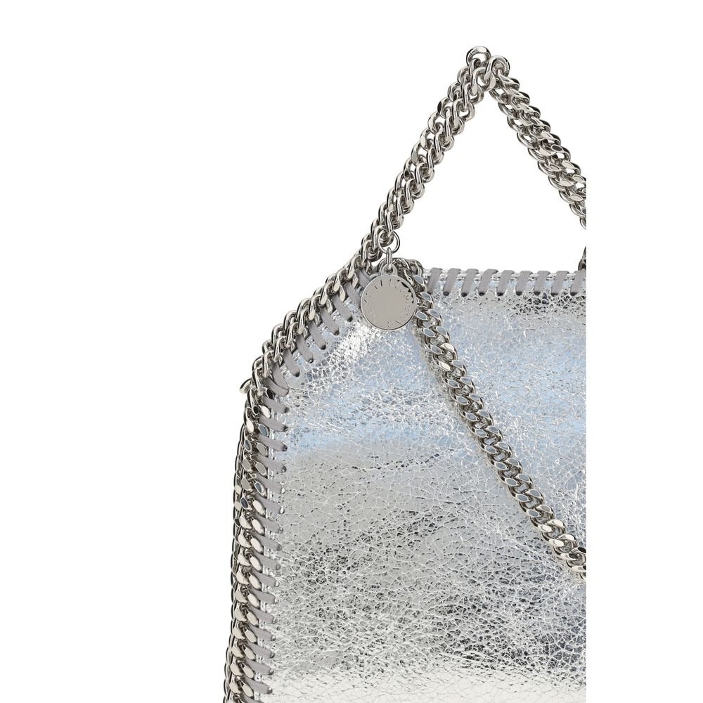 Silver Polyester Handbag - Image 4