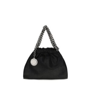 Black Polyester Handbag