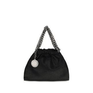 Black Polyester Handbag