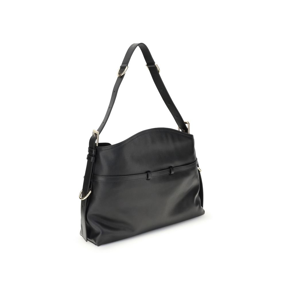 Black Calf Leather Bos Taurus Handbag - Image 3