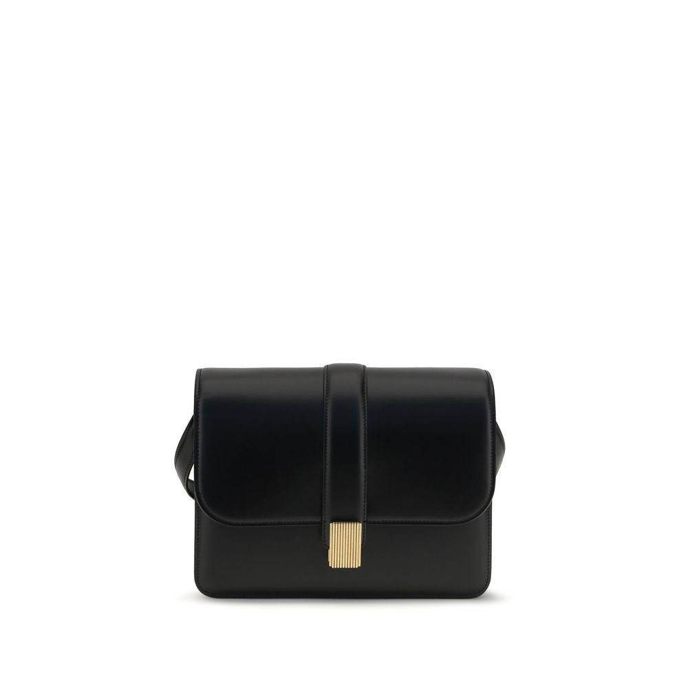 Black Calf Leather Bos Taurus Shoulder Bag