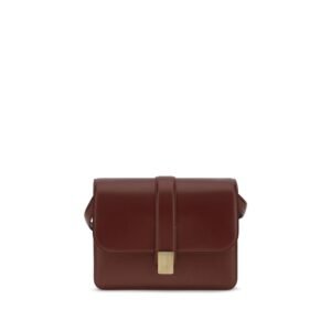Bordeaux Calf Leather Bos Taurus Shoulder Bag