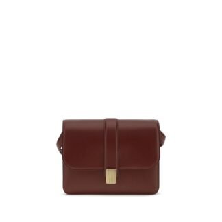 Bordeaux Calf Leather Bos Taurus Shoulder Bag