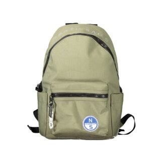Green Polyester Backpack
