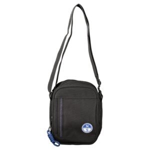 Black Polyester Men's Shoulder Bag