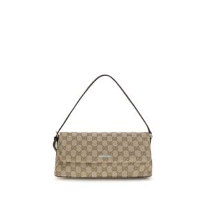 Brown Polyester Handbag