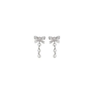 Silver Brass Earrings