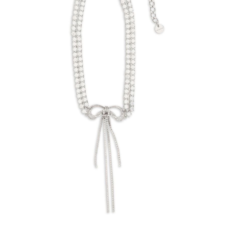 Silver Brass Necklace - Image 3