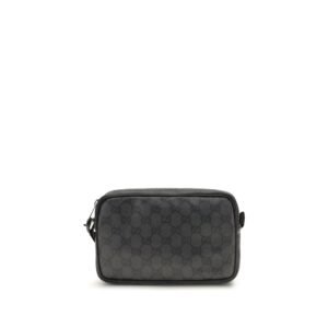Black Cotton Shoulder Bag