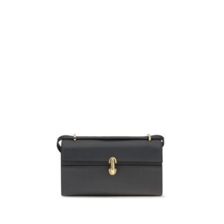 Gray Calf Leather Bos Taurus Shoulder Bag