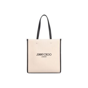 Beige Canvas Tote Bag