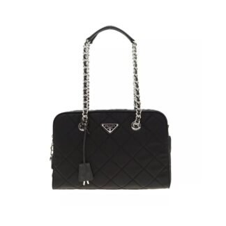 Black Nylon Shoulder Bag