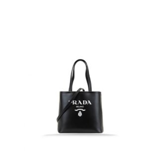 Black Calfskin Tote Bag