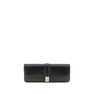 Black Calf Leather Bos Taurus Clutch Bag