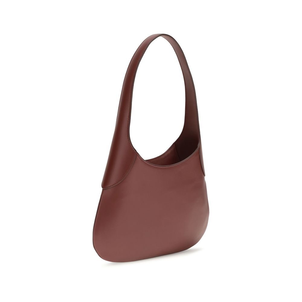 Bordeaux Calf Leather Bos Taurus Shoulder Bag - Image 3