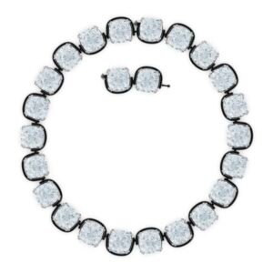 Gray Glass Necklace