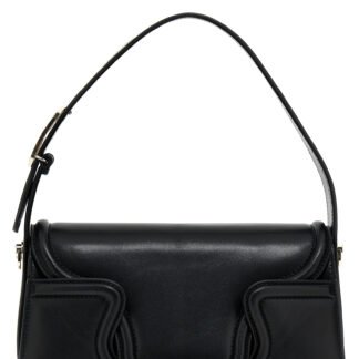 Black Leather Shoulder Bag