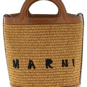 Brown Cotton Handbag
