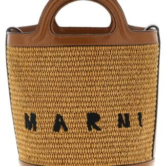 Brown Cotton Handbag