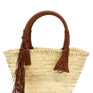 Brown Marabou Handbag