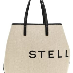 Beige Cotton Tote Bag