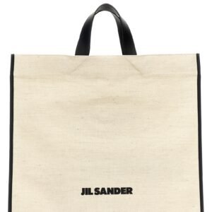 Bicolor Jute Tote Bag