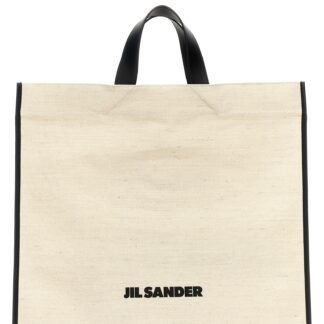 Bicolor Jute Tote Bag