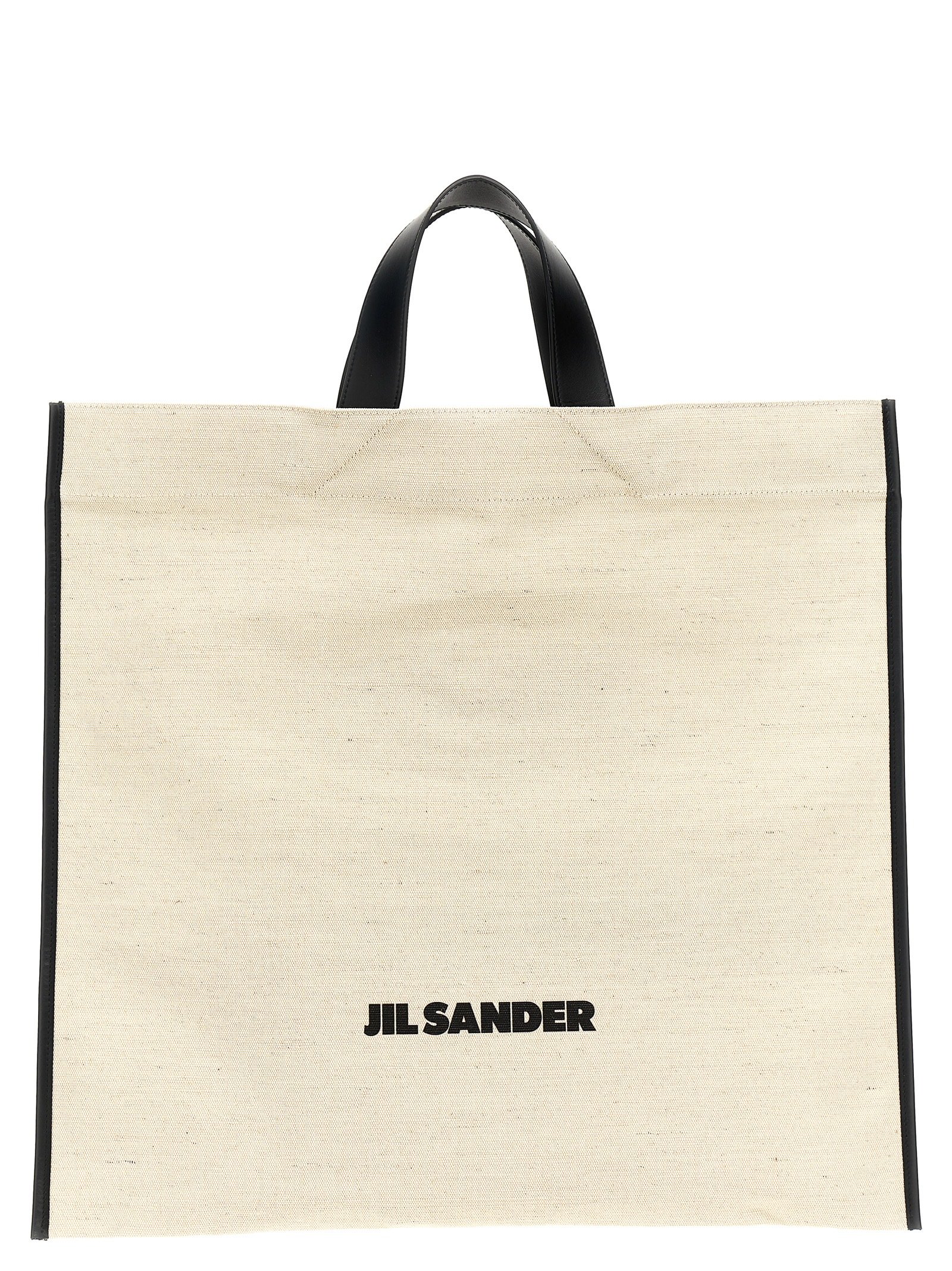 Bicolor Jute Tote Bag
