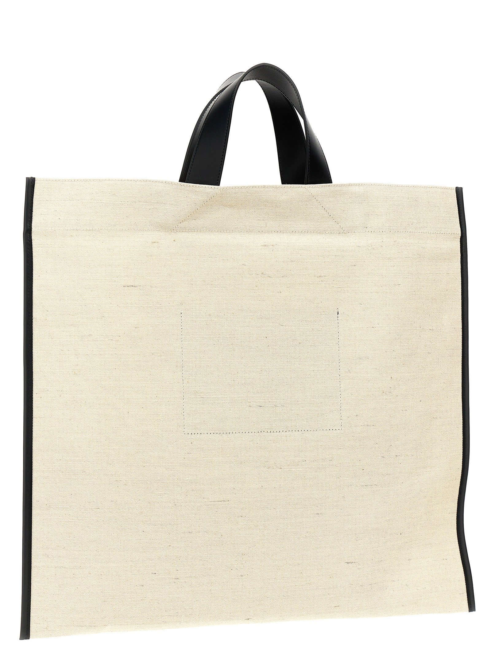 Bicolor Jute Tote Bag - Image 2