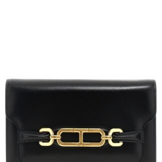 Black Leather Crossbody Bag