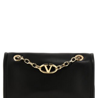 Black Lamb Leather Shoulder Bag