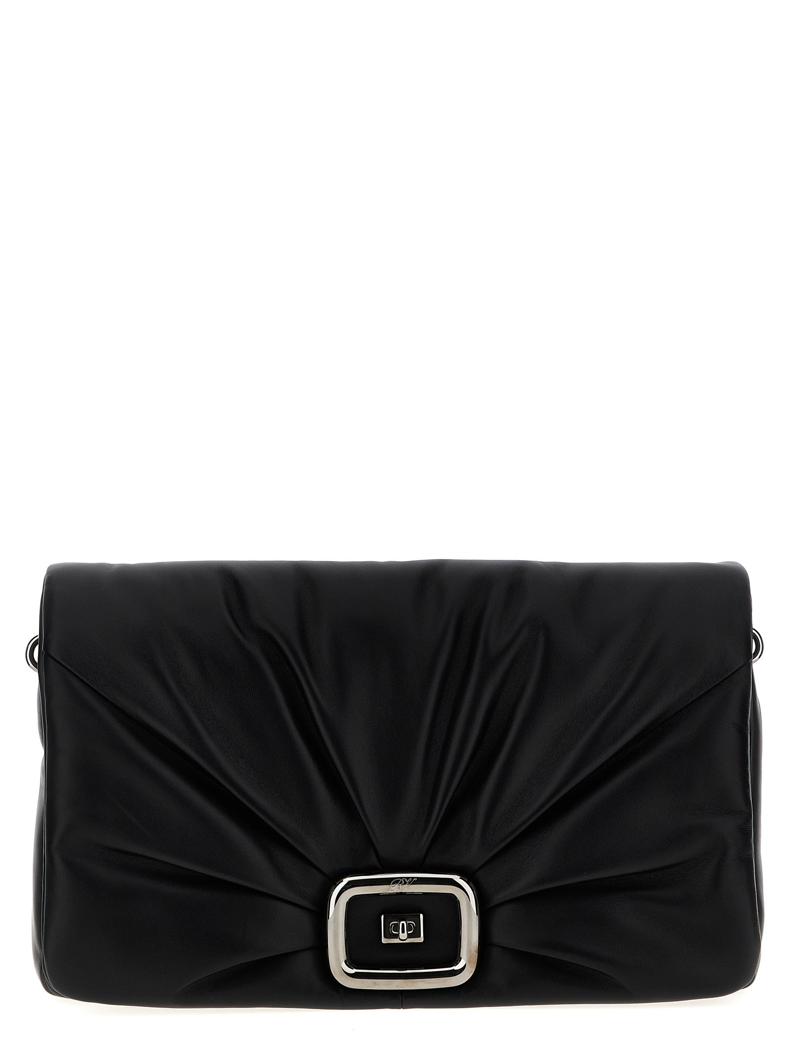 Black Leather Shoulder Bag