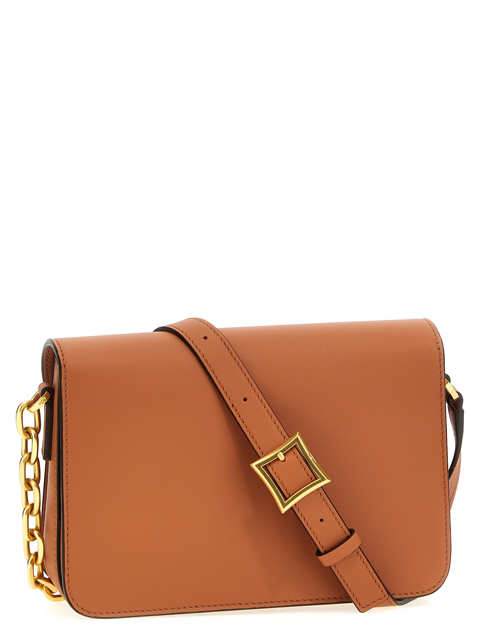 Brown Calfskin Crossbody Bag - Image 2
