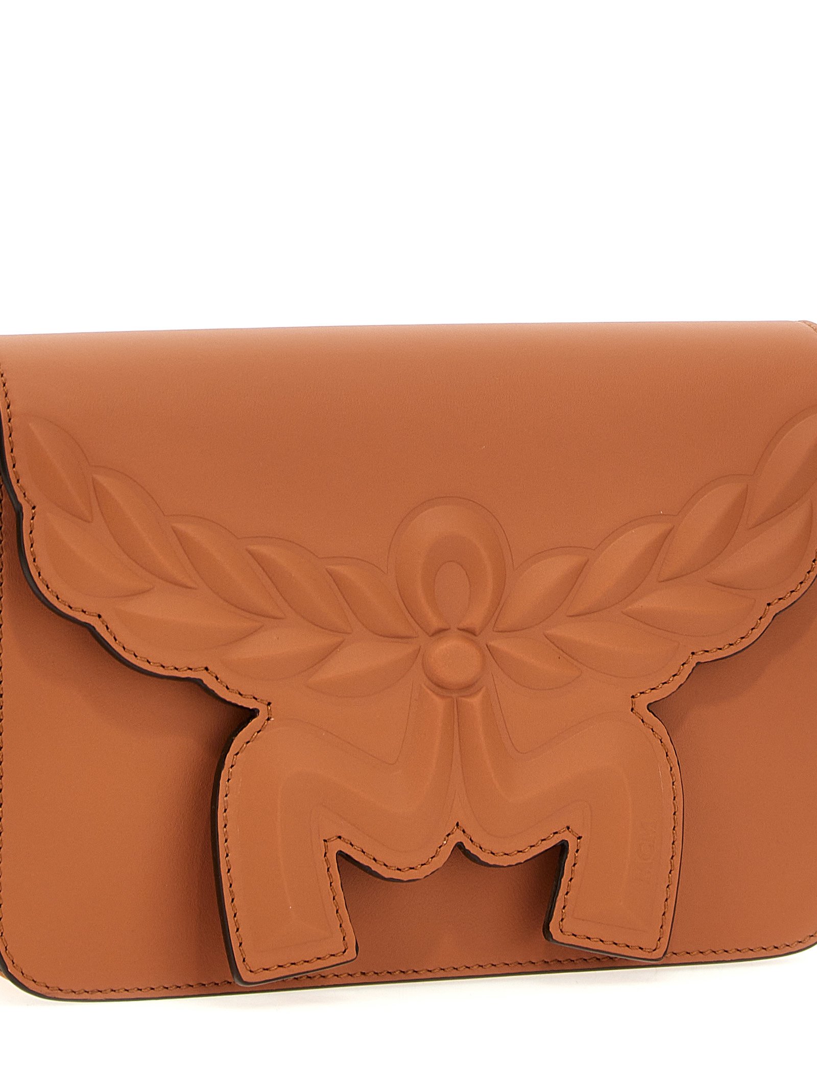Brown Calfskin Crossbody Bag - Image 3