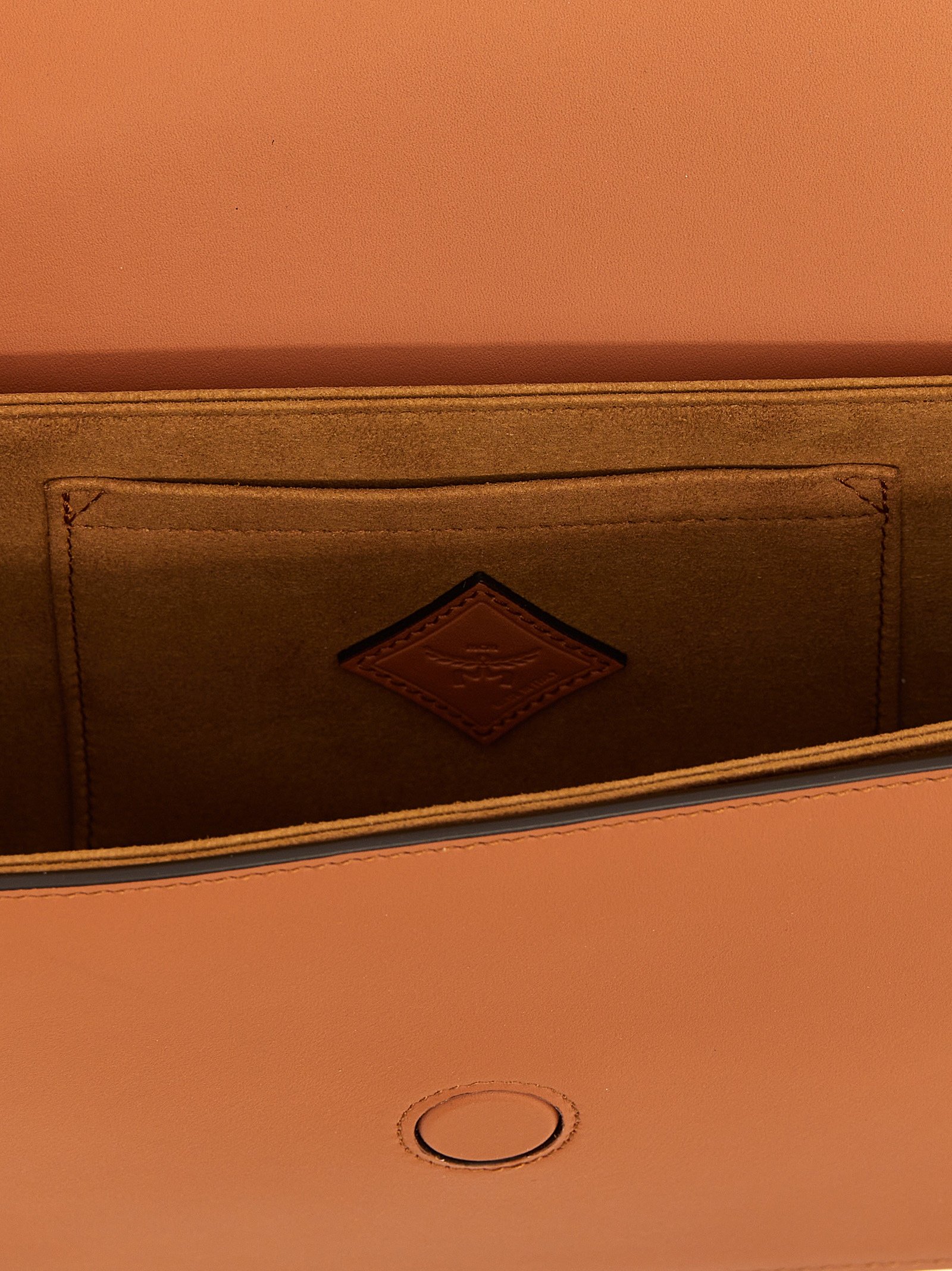 Brown Calfskin Crossbody Bag - Image 4