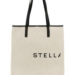 Beige Cotton Tote Bag
