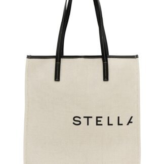 Beige Cotton Tote Bag