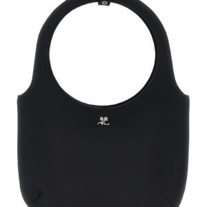 Black Polyester Handbag