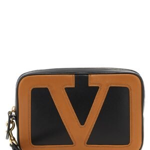 Multicolor Lamb Leather Clutch Bag