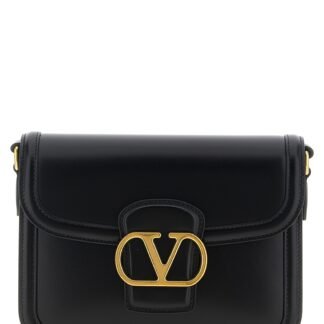 Black Calfskin Crossbody Bag