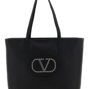 Black Calfskin Tote Bag