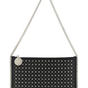 Black Polyester Shoulder Bag