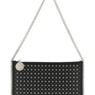 Black Polyester Shoulder Bag