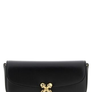 Black Calfskin Crossbody Bag