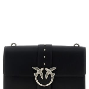 Black Goatskin Crossbody Bag