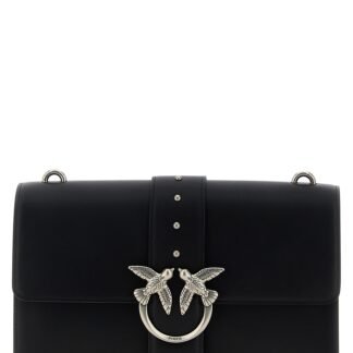 Black Goatskin Crossbody Bag