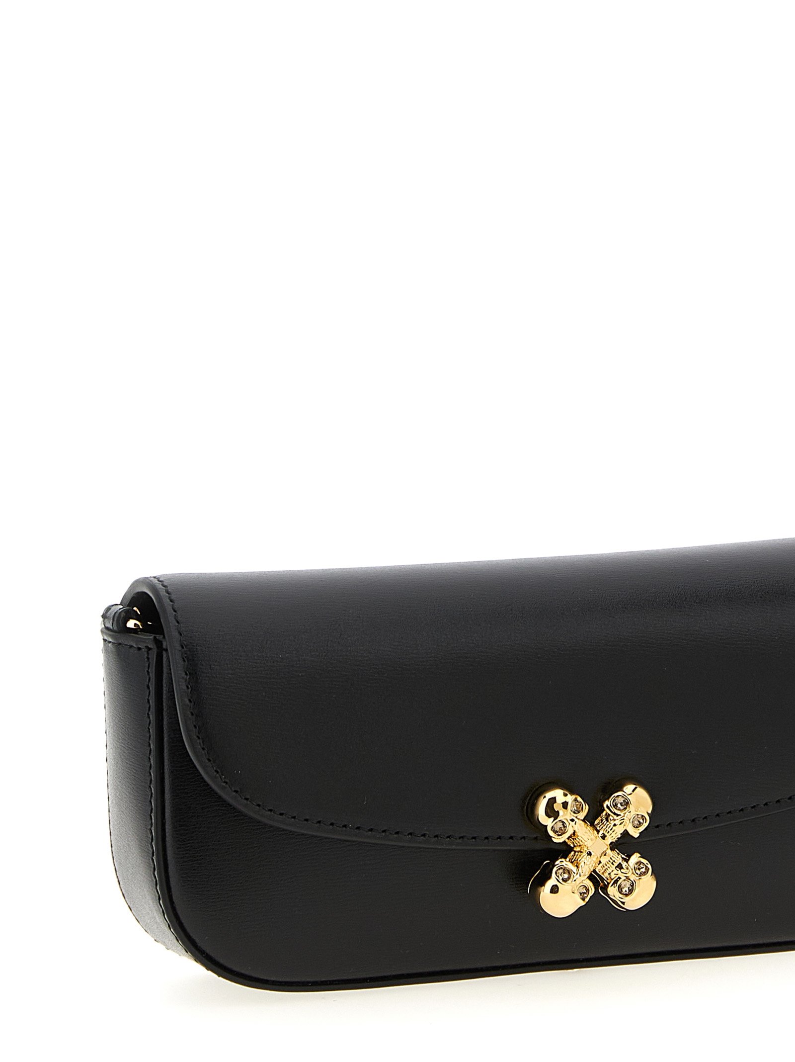 Black Calfskin Crossbody Bag - Image 3